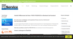 Desktop Screenshot of profi-pcservice.de