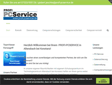 Tablet Screenshot of profi-pcservice.de